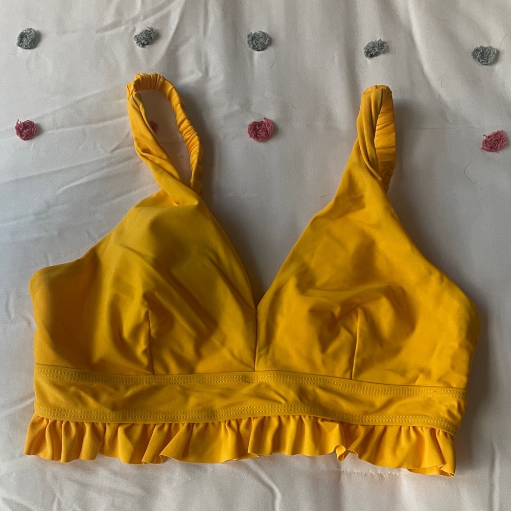 SHEIN Sunny Yellow Swim Top